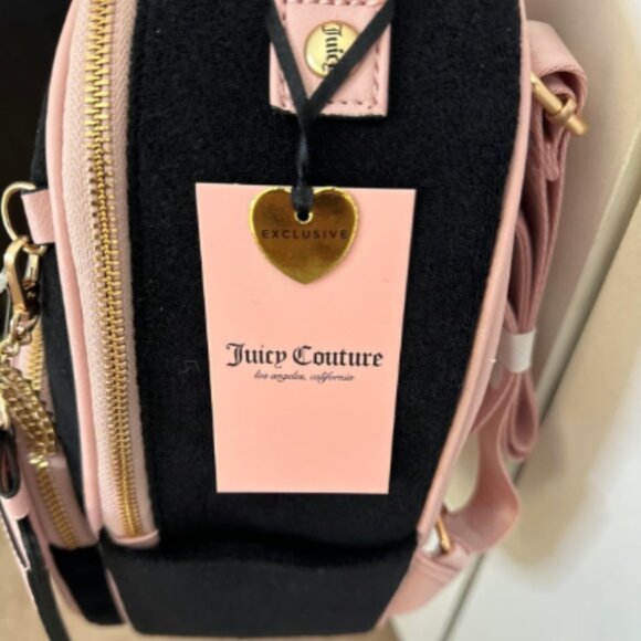 Juicy Couture‎ Lovers Club Liquorice Pink Dia Backpack NWT